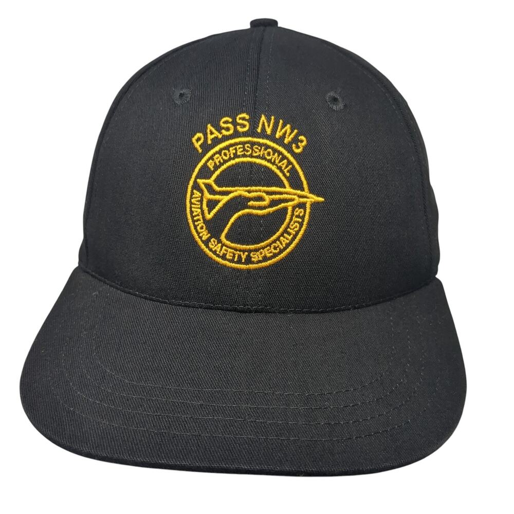 Pass NW3 Professional Aviation Safety Specialist Baseball Cap Black OS Image